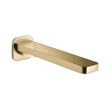 Argent Kubic Bath Spout 200mm Brushed Gold BS996901BG