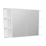 Fienza Bevel Edge Mirror Cabinet 900mm w/ 2 x 150mm Side Shelves BSS120