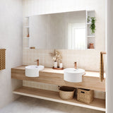 Fienza Bevel Edge Mirror Cabinet 1200mm w/ 2 x 150mm Side Shelves BSS150