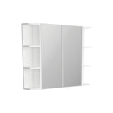 Fienza Bevel Edge Mirror Cabinet 600mm w/ 2 x 150mm Side Shelves BSS90