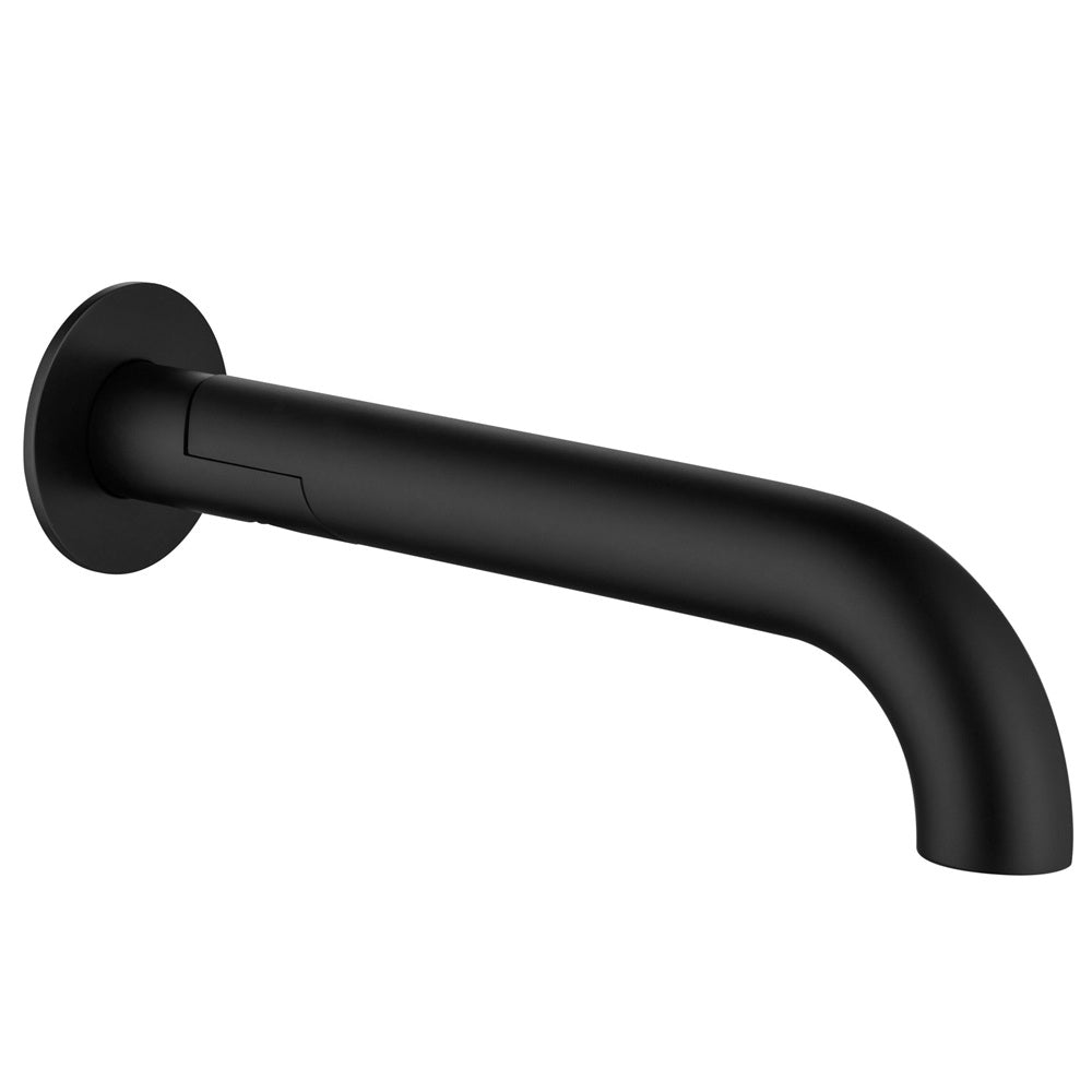 Bella Vista Mica Swivel Bath Spout Curved Black BTH-C-SWVL-BLK