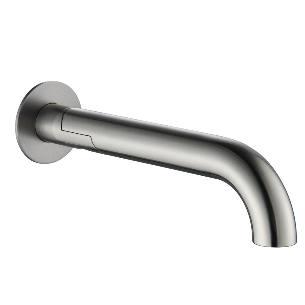 Bella Vista Mica Swivel Bath Spout Curved Brushed Nickel BTH-C-SWVL-BN