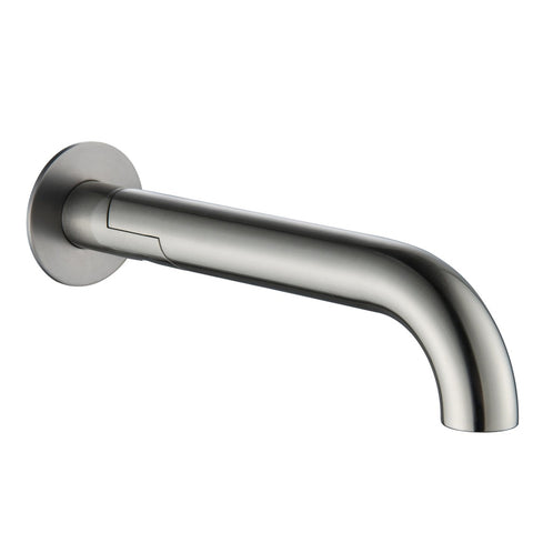 Bella Vista Mica Swivel Bath Spout Curved Brushed Nickel BTH-C-SWVL-BN