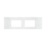 Fienza Bianco Marble 1500mm Stone Top w/ Double Undermount Basin Holes (1 Taphole) Silica Free 504-118-SF