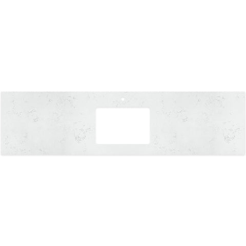 Fienza Undermount Vanity Bench Top 1800mm (1 Taphole) Single Bowl Silica Free Bianco Marble 504-126-SF