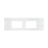 Fienza Bianco Marble 1500mm Stone Top w/ Double Undermount Basin Holes (No Taphole) Silica Free 504-146-SF