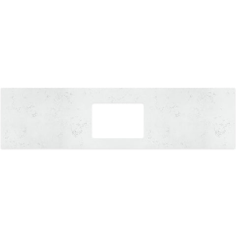 Fienza Undermount Vanity Bench Top 1800mm (No Taphole) Single Bowl Silica Free Bianco Marble 504-148-SF