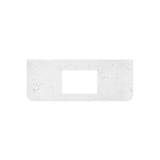 Fienza Curved Undermount Vanity Bench Top 1205x465x20mm (No Taphole) Silica Free Bianco Marble 504-158-SF