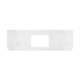 Fienza Curved Undermount Vanity Bench Top 1500mm (No Taphole) Double Bowl Silica Free Bianco Marble 504-159-SF