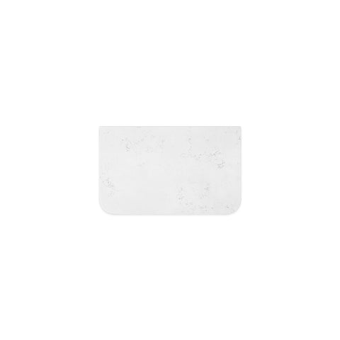 Fienza Bianco Marble Curved 750mm Stone Top (No Taphole) Silica Free 504-161-SF