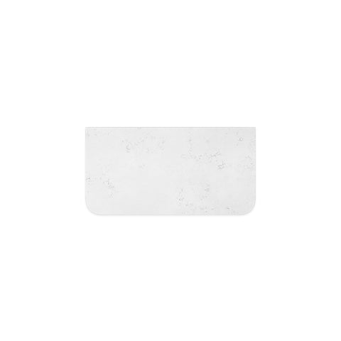 Fienza Bianco Marble Curved 900mm Stone Top (No Taphole) Silica Free 504-162-SF