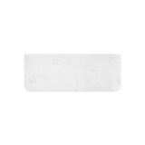 Fienza Bianco Marble Curved 1200mm Stone Top (No Taphole) Silica Free 504-163-SF