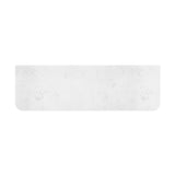 Fienza Bianco Marble Curved 1500mm Stone Top (No Taphole) Silica Free 504-164-SF