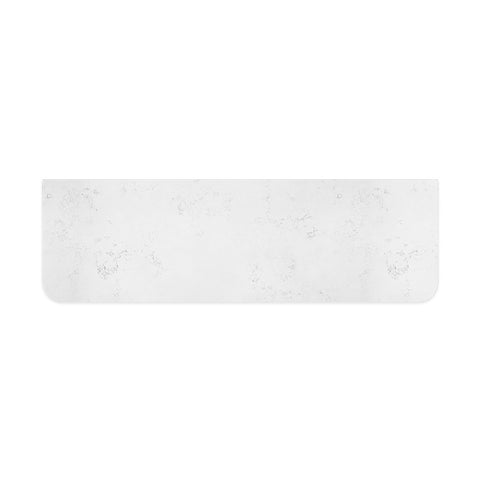 Fienza Bianco Marble Curved 1500mm Stone Top (No Taphole) Silica Free 504-164-SF