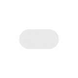 Fienza Pill Shaped Stone Top 900mm (No Taphole) Silica Free Bianco Marble 504-166-SF