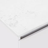 Fienza Bianco Marble 900mm Stone Top (No Taphole) Silica Free 504-103-SF