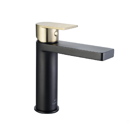 Vito Bertoni Eeva Basin Mixer Matte Black/Brass 31318WS6