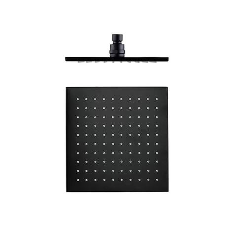 Amelie Royale Square Shower Head 250mm Brass Matte Black BDOROB1003MB
