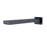 Amélie Wall Basin/Bath Spout Square 220mm Matte Black BDO281303MB