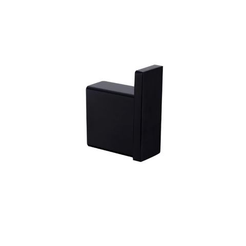 Amelie Royale Square Robe Hook Matte Black BDO4682MB