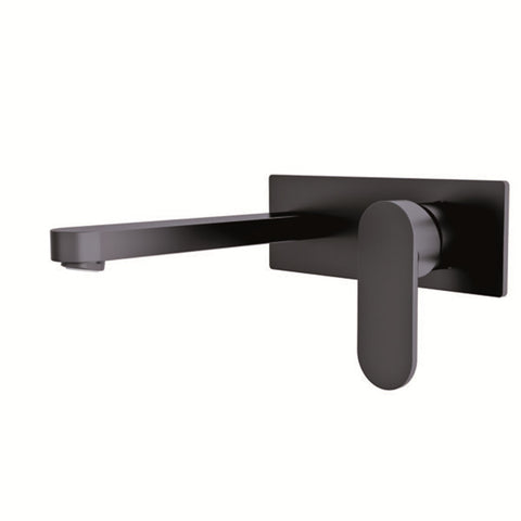 Amelie Royale Paddle Wall Basin/Bath Mixer 187mm Spout (Trim Kit Only) Matte Black BDO301310ATMB