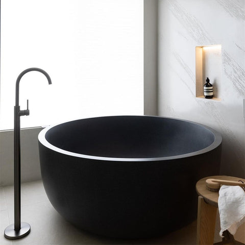 Amelie Royale Freestanding Bath Mixer Matte Black BDO210903A01MB