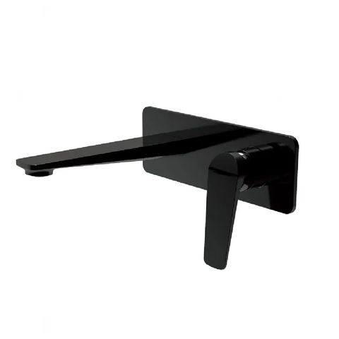 Otti Zevio Wall Basin Mixer Matte Black Z13WBMB