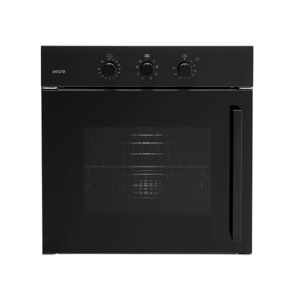 Euro Appliance Oven Electric 60cm Side Open 8 Function Black EO60SOBK