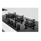 Abey Barazza Cookop 110cm Mood 4 Burner Hob  Black Glass Ceramic 1PMD104B