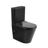 Otti Radiant Toilet Suite w/ Slim Seat Matte Black IRTSPKVA-MB