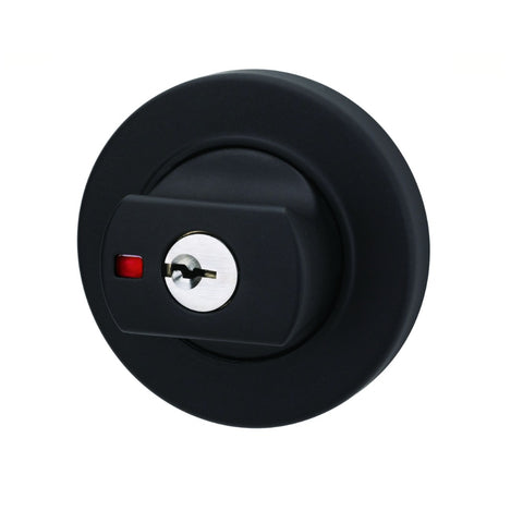Lockwood Paradigm Deadbolt Round Rose Universal Pack Matte Black 005/B1MBKDP