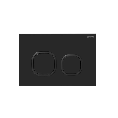 Otti R&T Soft Square Fush Plate Matte Black IS30FB