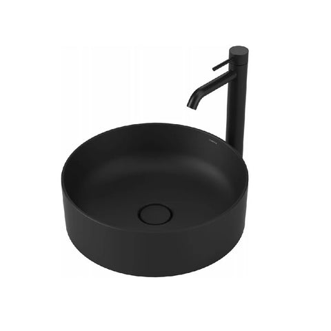 Caroma Liano II Round 400mm Above Counter Basin Matte Black 852500MB