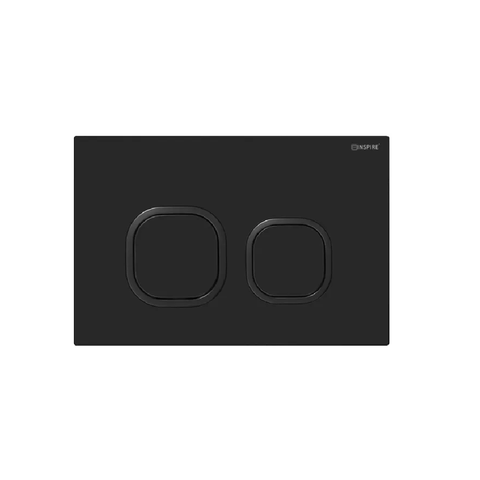 Otti R&T Soft Square Fush Plate for G3005AB /AD & HDPE Cisterns Black IS30LRB