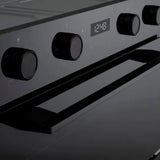 Euro Appliances Oven Electric 80cm x 60cm Double Oven Black EO8060DBK2