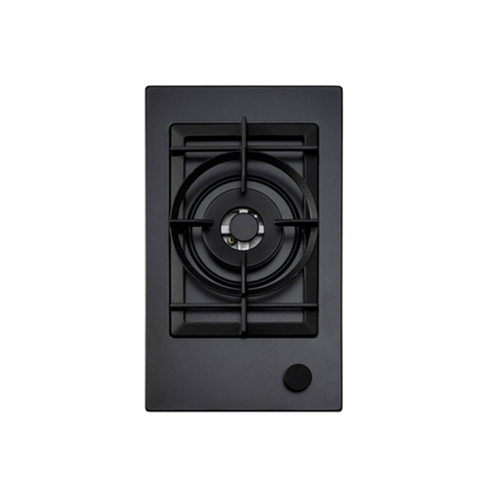 Euro Appliance Cooktop Domino Wok Gas 30cm Black Glass EMJG30WSXBL