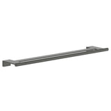 Hansgrohe Addstoris S Double Bath Towel Rail Brushed Black Chrome 41763340