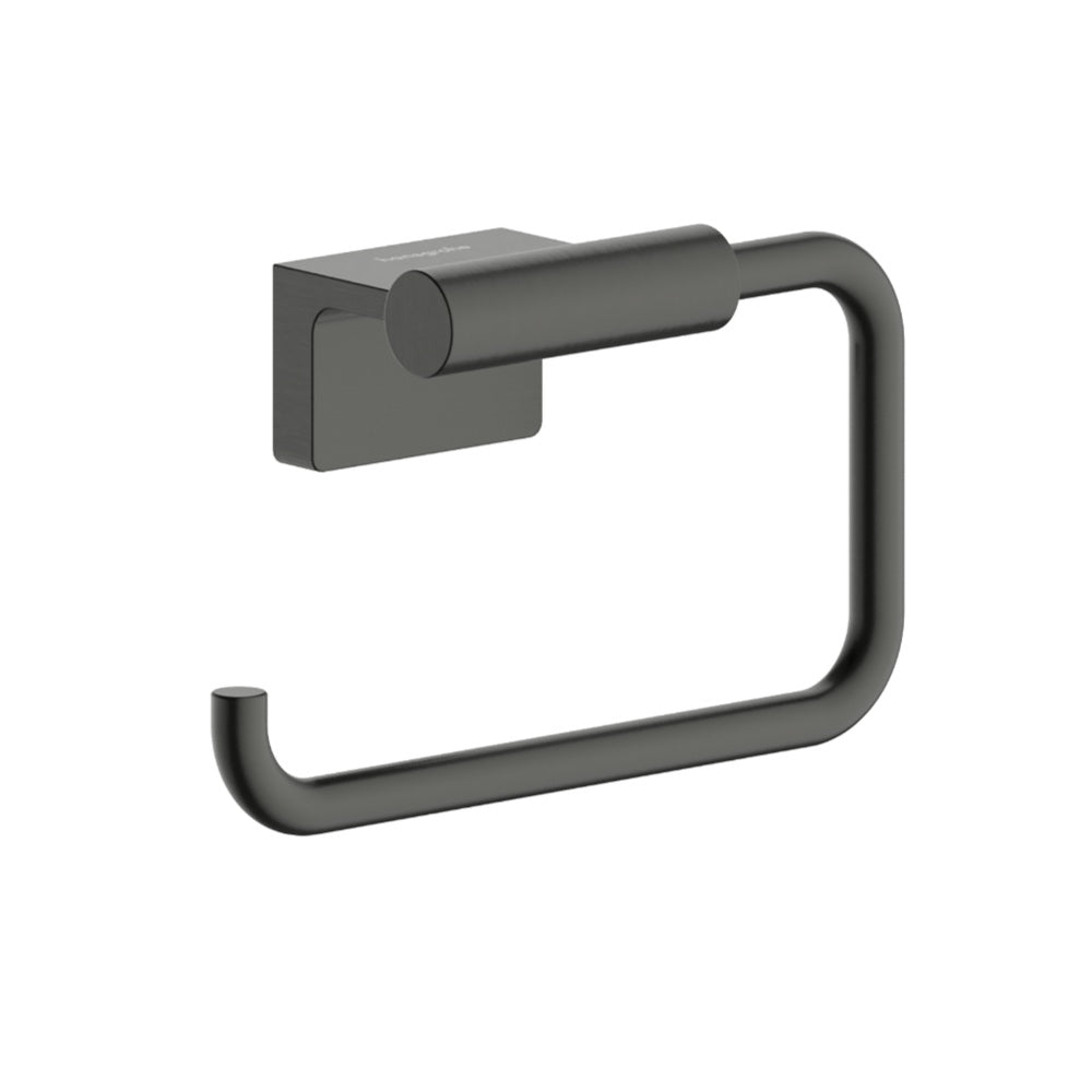 Hansgrohe Addstoris S Roll Holder w/out Cover Brushed Black Chrome 41788340
