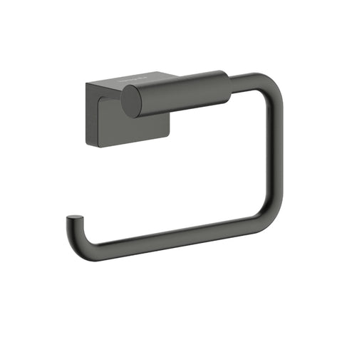 Hansgrohe Addstoris S Roll Holder w/out Cover Brushed Black Chrome 41788340