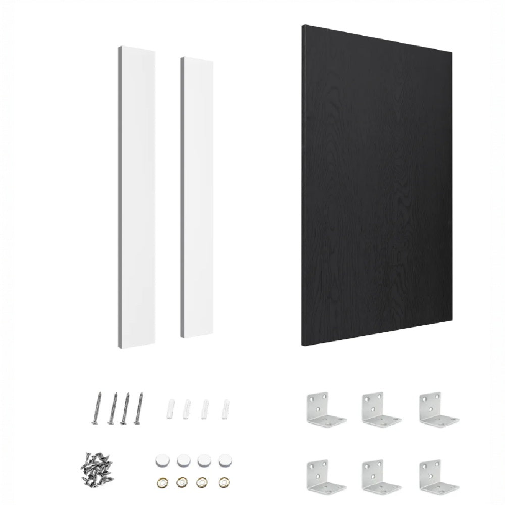 Otti End Panel 880x580x16mm w/ Installation Kit Black Oak LA-EP880BO-Kit