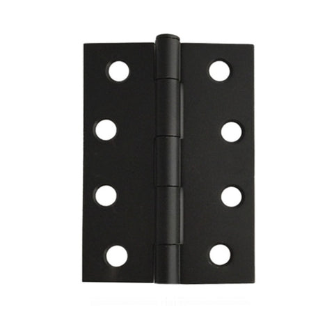 Trio Hinge Butt 100x75x1.6mm Loose Pin Matte Black PBT10016LPBL