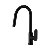 Nero Ecco Pull Out Kitchen Mixer Matte Black NR301308MB