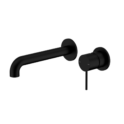 Nero Mecca Wall Basin / Bath Set 120mm (Separate Plates) Trim Kits Only Matte Black NR221910C120TMB