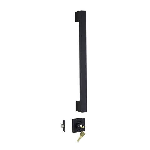 Lockwood Paradigm Pull Handle Double Cylinder Deadbolt Matte Black 005/DPHBMBK