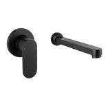 Vito Bertoni Kali Wall Basin /Bath Set Fixed 220mm Matte Black 49295