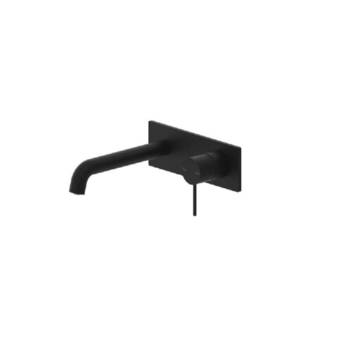 Nero Mecca Wall Basin/Bath Mixer 120mm Matte Black NR221910A120MB