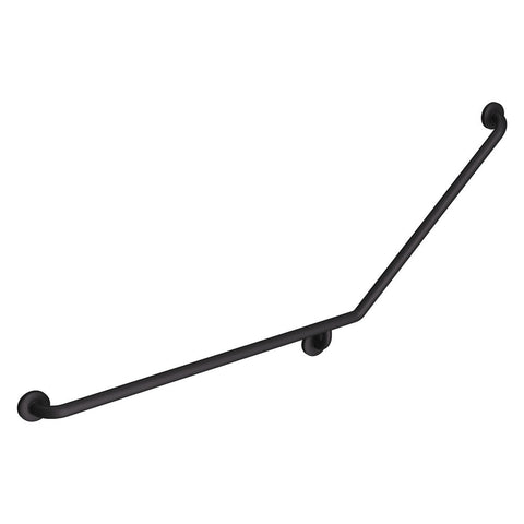 Fienza Care Grab Rail 40 Left Hand Matte Black GRAB9070LMB