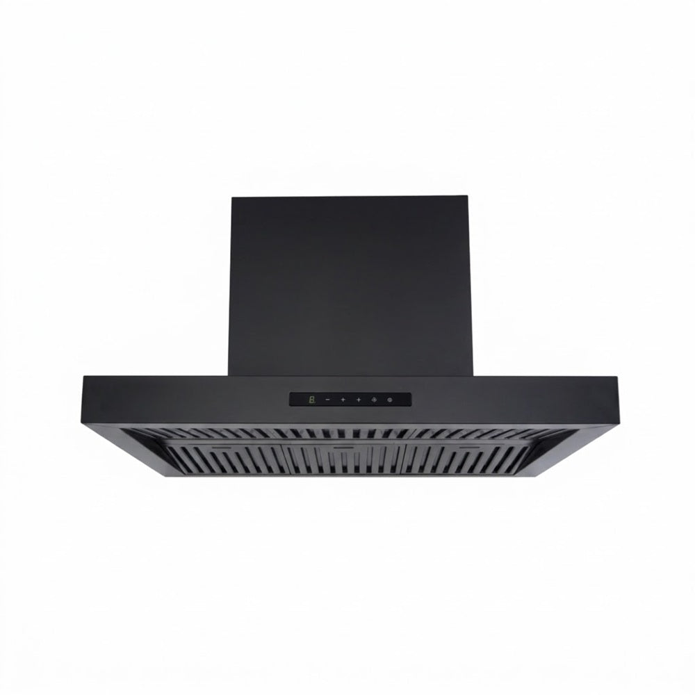Crossray Alfresco BBQ Rangehood 900mm Black TCR900BLK