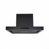 Crossray Alfresco BBQ Rangehood 900mm Black TCR900BLK