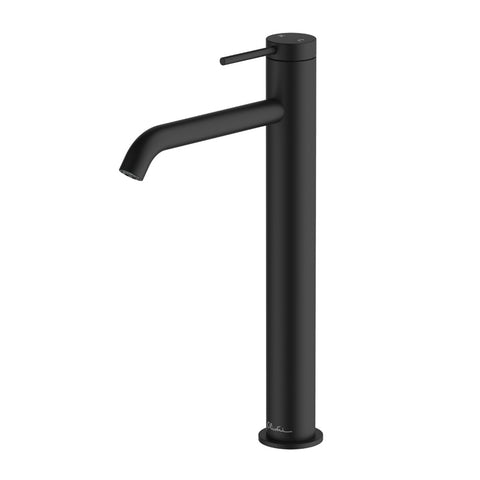 Oliveri Venice Curved Basin Tower Mixer Matte Black VE104506FMB